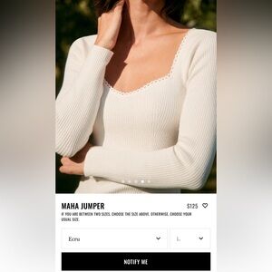 Sézane Maha Jumper size L